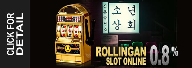 Promo Rollingan Slot Online 0.8%